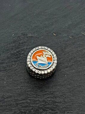 Pandora St. Maarten the Friendly Island Bead Charm Sterling Silver Jewelry